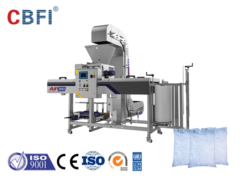 Mesin pengepakan es CBFI untuk pabrik es otomatis