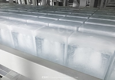 16 CBFI 5 Tons Per Day Direct Cooling Block Ice Machines: 800-Ton Ice Plant Case Promotion